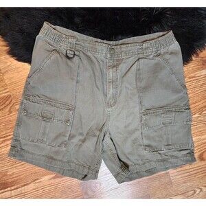 Men's Olive Green Cherokee Cargo Shorts Size L